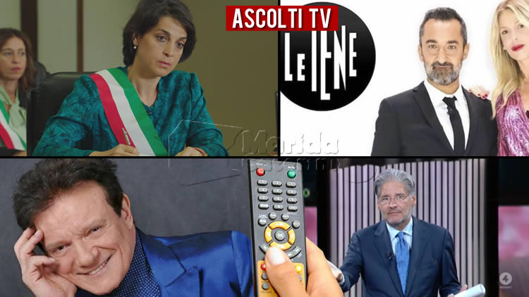 Ascolti TV giovedì 3 dicembre 2020