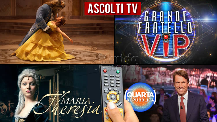 Ascolti TV lunedì 28 dicembre 2020