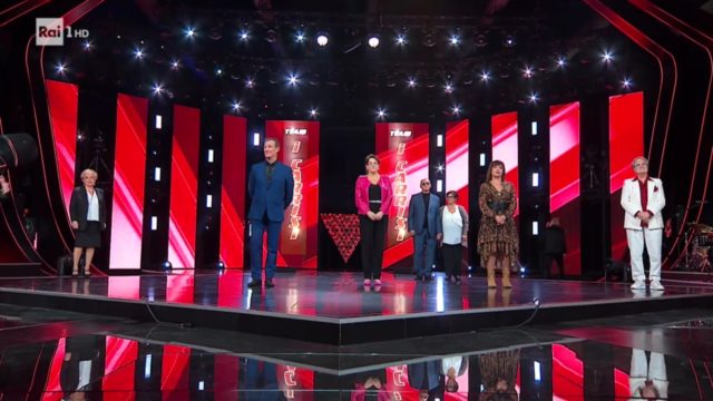 the voice senior 11 dicembre palco