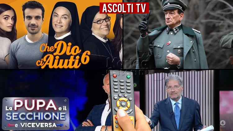 Ascolti TV giovedì 28 gennaio 2021