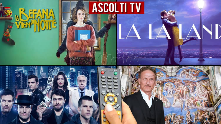 Ascolti TV martedì 5 gennaio 2021