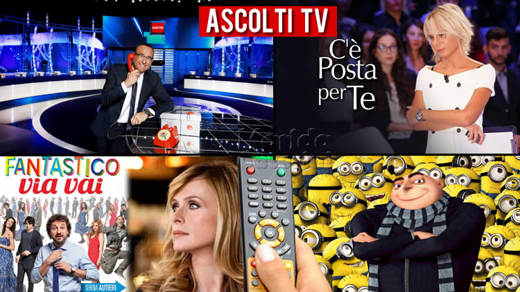 Ascolti TV sabato 30 gennaio 2021