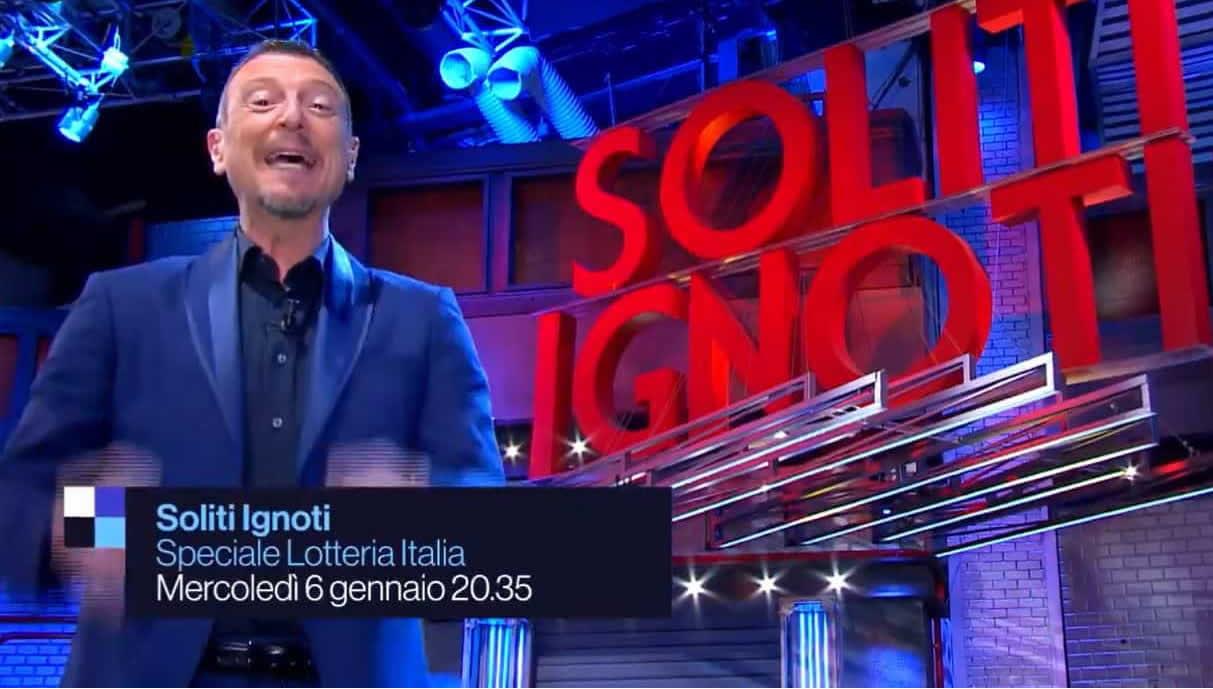 Soliti ignoti Lotteria Italia 2021