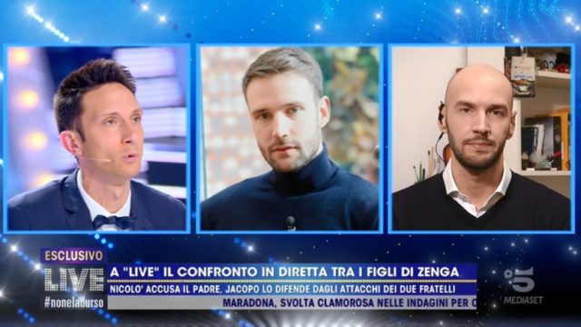 Live non è la D’Urso 24 gennaio zenga