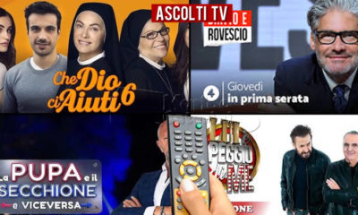 Ascolti TV giovedì 11 febbraio 2021