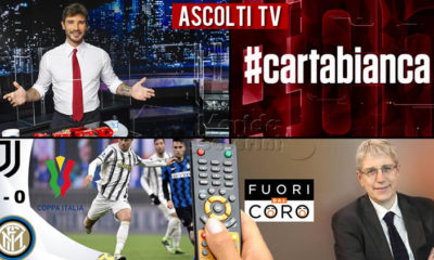 Ascolti TV martedì 9 febbraio 2021