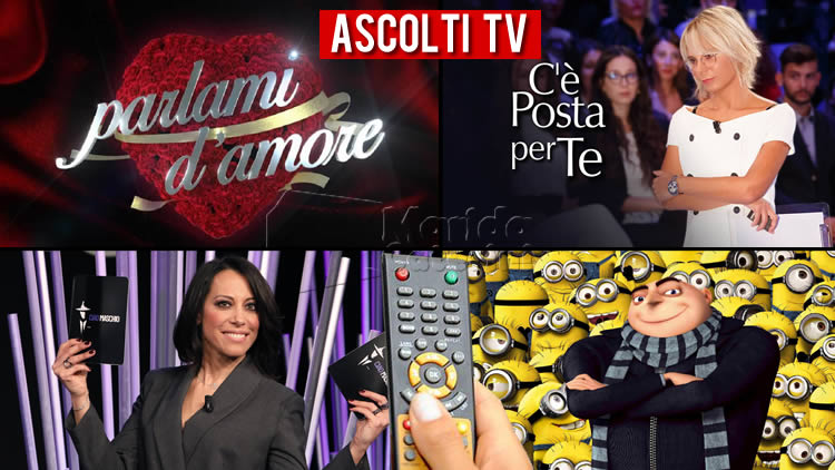 Ascolti TV sabato 13 febbraio 2021