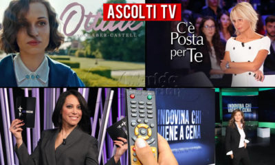 Ascolti TV sabato 27 febbraio 2021