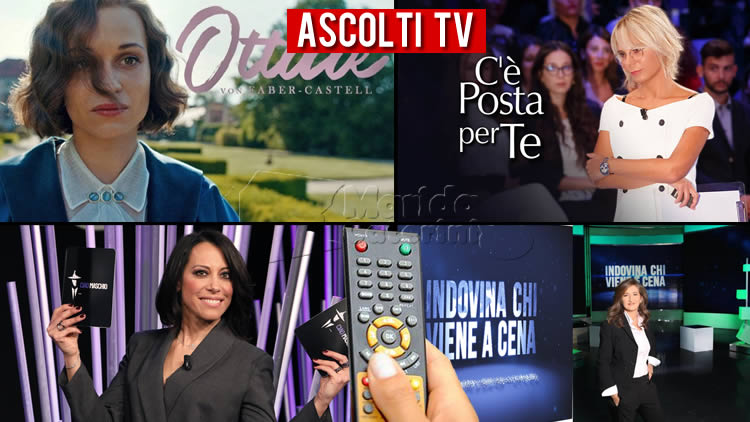 Ascolti TV sabato 27 febbraio 2021