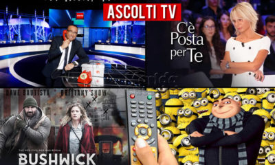 Ascolti TV sabato 6 febbraio 2021
