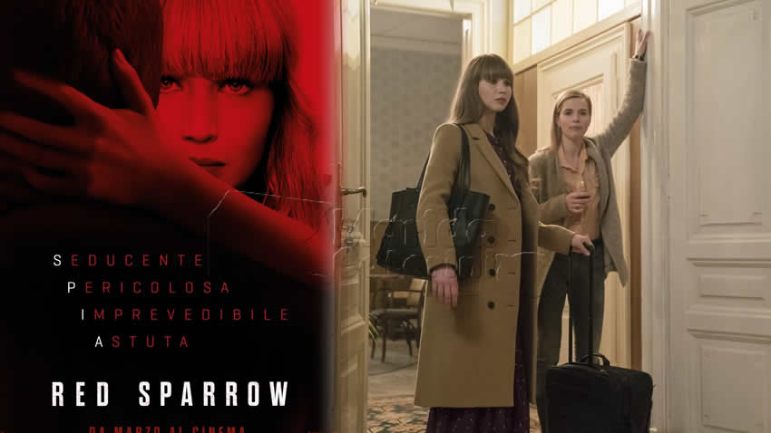 Red Sparrow film Italia 1