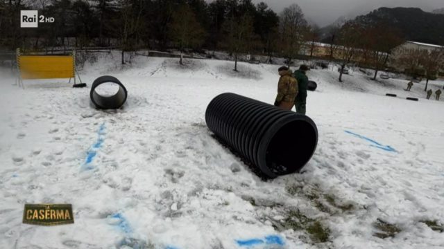 la caserma percorso neve