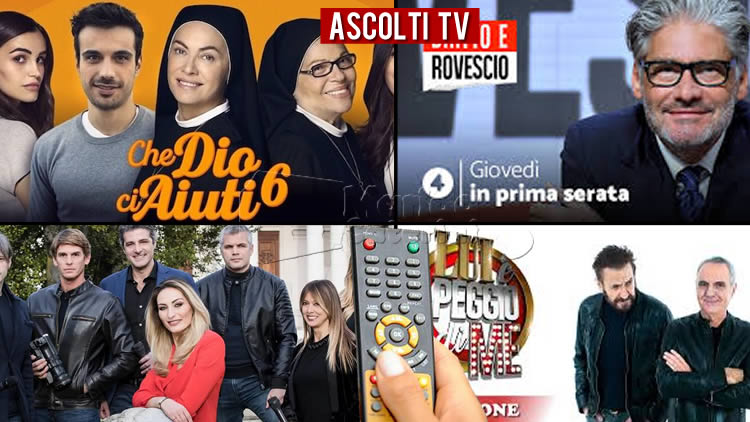 Ascolti TV giovedì 11 marzo 2021