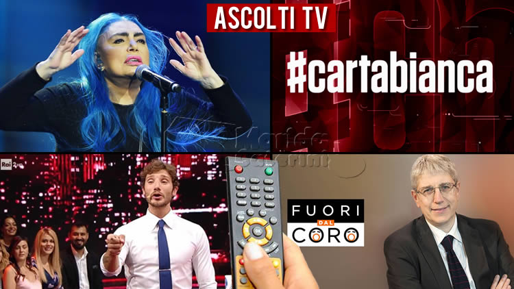 Ascolti TV martedì 9 marzo 2021