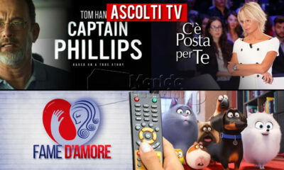 Ascolti TV sabato 13 marzo 2021