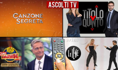 Ascolti TV venerdì 26 marzo 2021