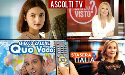 Ascolti Tv mercoledì 10 marzo 2021