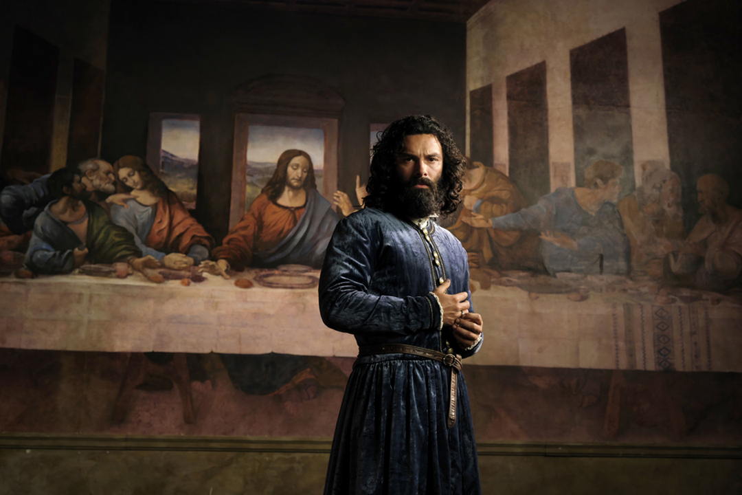 Leonardo serie tv personaggi Aidan Turner