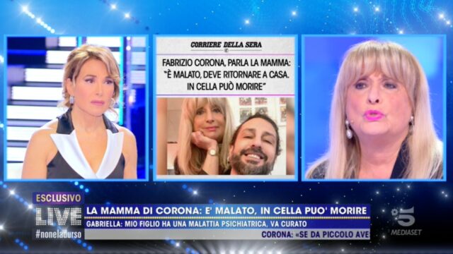 Live non è la D Urso 28 marzo Gabriella Corona