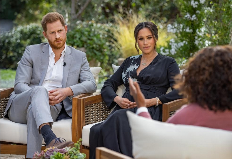 Oprah with Harry and Meghan -