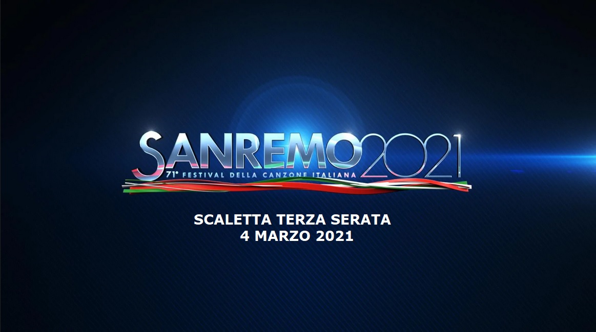 Sanremo 2021 scaletta 4 marzo Rai 1