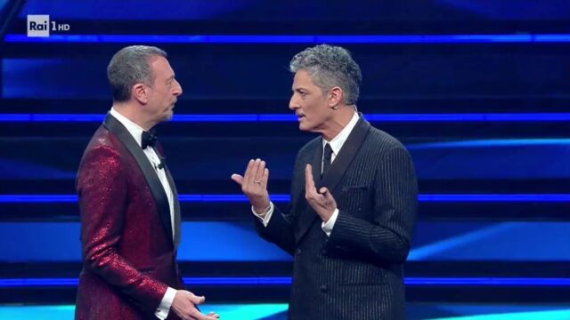 Sanremo 2021 Amadeus e Fiorello