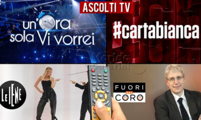 Ascolti TV martedì 27 aprile 2021