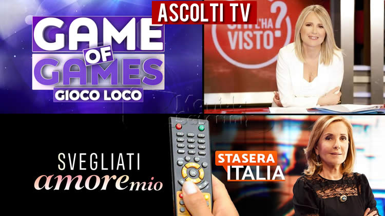 Ascolti Tv mercoledì 31 marzo 2021