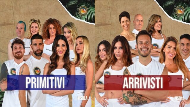 Isola dei famosi 2021 cambi in corsa Arrivisti Primitivi