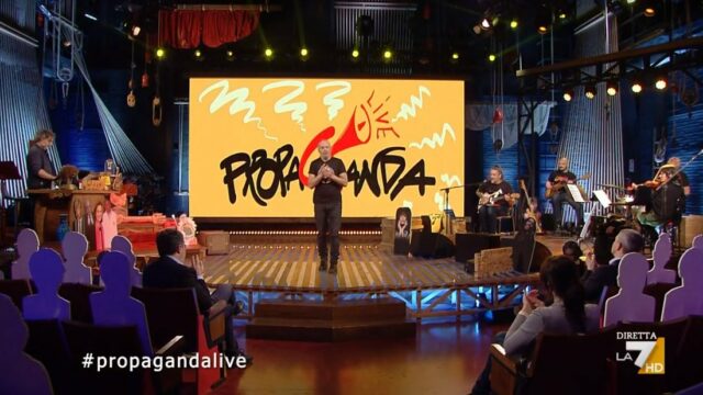 Stasera in tv venerdì 30 aprile 2021 propaganda live