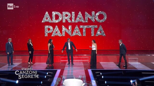 canzone segreta ospiti Adriano Panatta