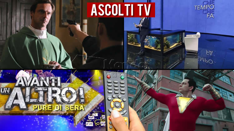 Ascolti TV domenica 23 maggio 2021