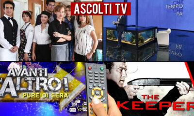 Ascolti TV domenica 30 maggio 2021