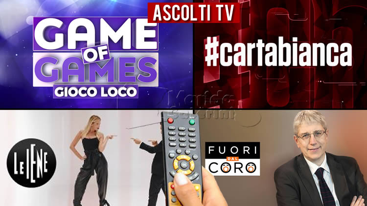 Ascolti TV martedì 25 maggio 2021