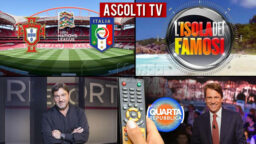 Ascolti TV lunedì 31 maggio 2021