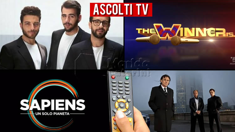 Ascolti TV sabato 5 giugno 2021