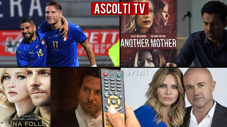 Ascolti TV venerdì 11 giugno 2021