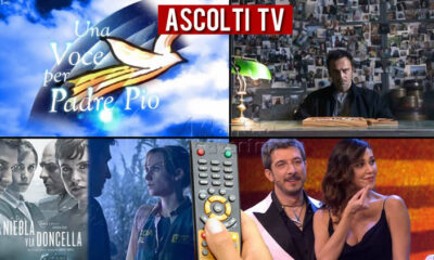 Ascolti TV domenica 4 luglio 2021