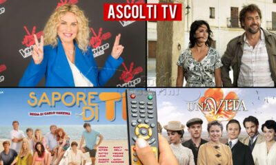 Ascolti TV sabato 31 luglio 2021