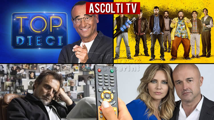 Ascolti TV venerdì 16 luglio 2021