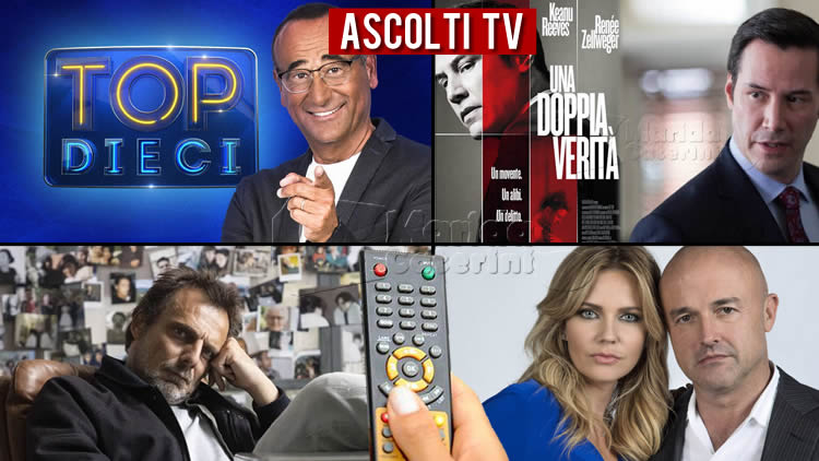 Ascolti TV venerdì 23 luglio 2021