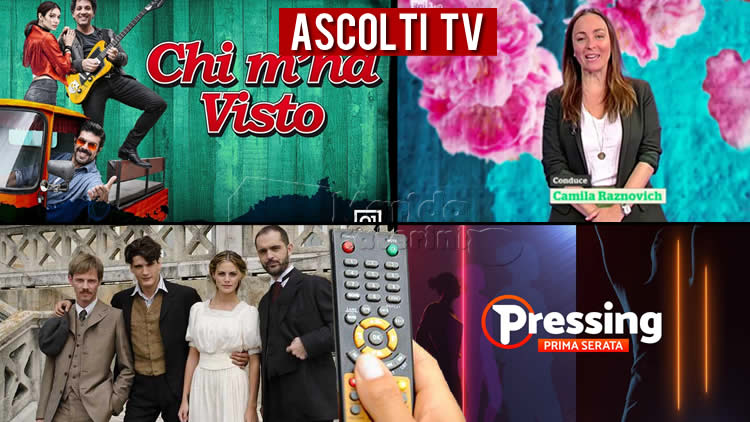 Ascolti TV domenica 29 agosto 2021