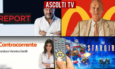 Ascolti TV lunedì 16 agosto 2021