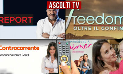 Ascolti TV lunedì 23 agosto 2021