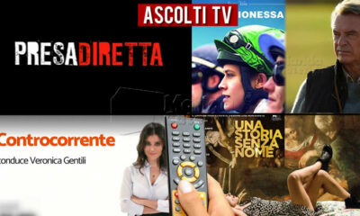 Ascolti TV lunedì 30 agosto 2021