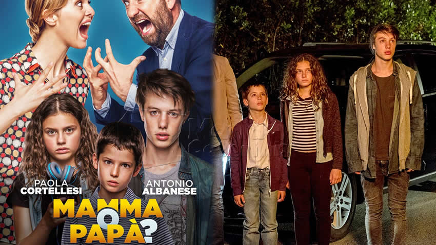 Mamma o papà film Canale 5