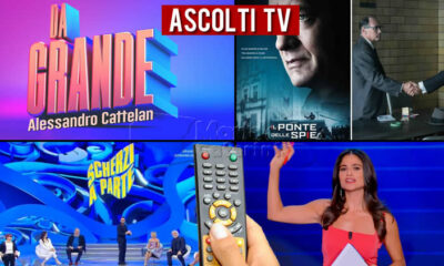 Ascolti TV domenica 26 settembre 2021