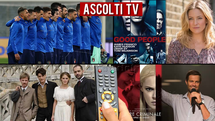 Ascolti TV domenica 5 settembre 2021