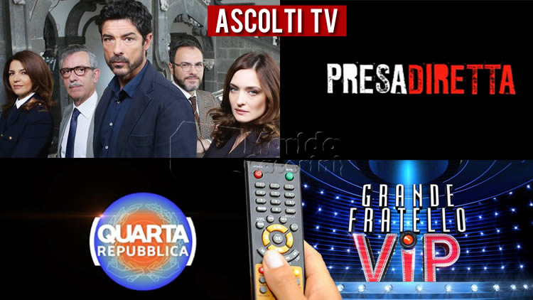 Ascolti TV lunedì 20 settembre 2021