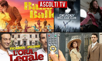 Ascolti TV sabato 4 settembre 2021